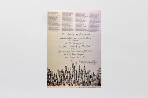 Honeymoon Family of Monuments Poster