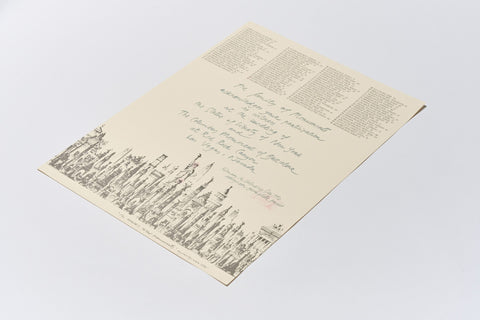 Honeymoon Family of Monuments Poster