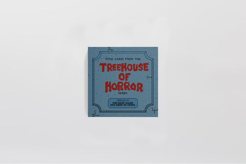 Title Cards from The Tree House of Horror Series
